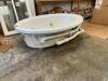 WHITE OVAL JACUZZI TUB - 27