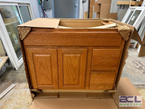 NEW OAK VANITY