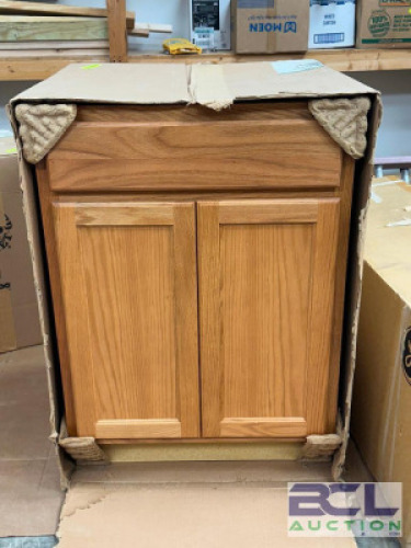 NEW OAK KITCHEN BASE CABINET