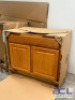 NEW HOMECREST OAK VANITY CABINET - 3
