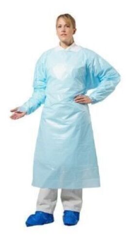 DESCRIPTION: (1) CASES OF (75) PERSONAL PROTECTION GOWNS BRAND/MODEL: POLYWEAR #10626 INFORMATION: GREEN, SMOOTH LIGHTWEIGHT POLYETHYLENE SIZE: XL RET