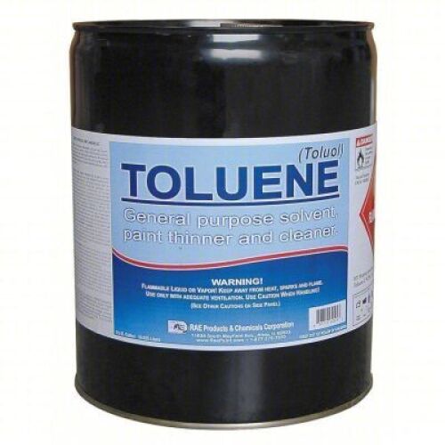 DESCRIPTION: (1) PAINT THINNER BRAND/MODEL: RAE TOLUENE #3EHJ6 SIZE: 5 GALLON RETAIL$: $290.37 EA QTY: 1