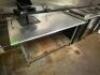 DESCRIPTION 60" X 30" STAINLESS TABLE W/ LOWER GALVANIZED SHELF. SIZE 60" X 30" LOCATION KITCHEN QTY 1 - 2