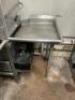 DESCRIPTION CMA HIGH TEMPERATURE SINGLE RACK DISHWASHER W/ STAINLESS SOIL AND CLEAN TABLE. BRAND / MODEL: CMA HTSB ADDITIONAL INFORMATION SN# 166716, - 3
