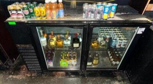 DESCRIPTION TRUE 59" TWO GLASS DOOR BACK BAR COOLER. BRAND / MODEL: TRUE TBB-24GAL-60G ADDITIONAL INFORMATION SN#4389282, 115 VOLT, 1 PHASE. IN WORKIN