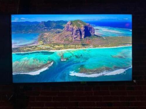 DESCRIPTION HISENSE 65" 4K UHD LED SMART TV W/ WALL MOUNT. BRAND / MODEL: 65A53FUA ADDITIONAL INFORMATION COMES WITH REMOTE AND WALL MOUNT. SIZE 65" L