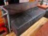DESCRIPTION 72" PLEATHER COVERED BENCH STYLE CUSHION SEAT. SIZE 72" LOCATION MAIN BAR QTY 1