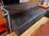 DESCRIPTION 72" PLEATHER COVERED BENCH STYLE CUSHION SEAT. SIZE 72" LOCATION MAIN BAR QTY 1 - 2