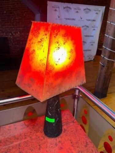 DESCRIPTION TABLE LAMP WITH SHADE. LOCATION MAIN BAR QTY 1