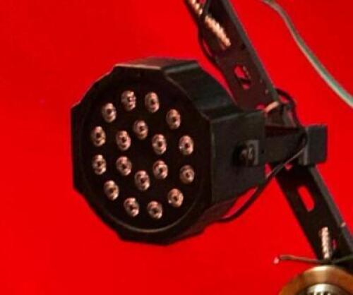 DESCRIPTION PAR LED MAGIC EFFECT DISCO LIGHT ADDITIONAL INFORMATION NEED LADDER FOR REMOVAL. LOCATION MAIN BAR QTY 1