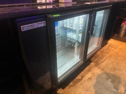 DESCRIPTION TRUE 59" TWO GLASS DOOR BACK BAR COOLER. BRAND / MODEL: TRUE TBB-24GAL-60G-HC-LD ADDITIONAL INFORMATION SN# 10235562, 115 VOLT, 1 PHASE. O