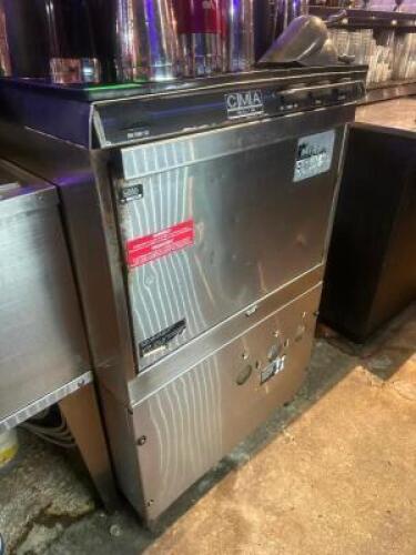 DESCRIPTION CMA COMMERCIAL UNDER COUNTER DISH MACHINE, BRAND / MODEL: CMA CJ-X ADDITIONAL INFORMATION 16 AMP. IN WORKING ORDER. RETAILS NEW FOR $5100