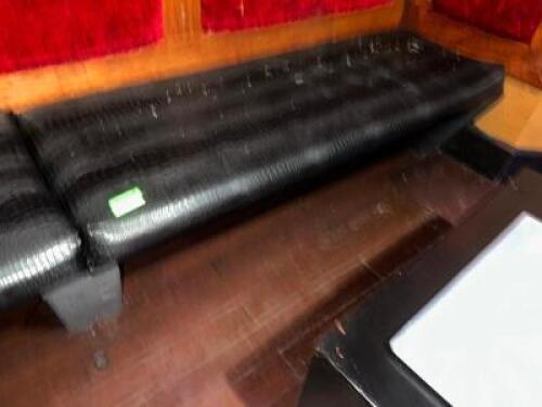 DESCRIPTION 72" FAUX SNAKE SKIN COVERED BENCH SEAT LOCATION BACK BAR QTY 1