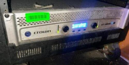 DESCRIPTION CROWN XTI 4000 POWERED AMPLIFIER BRAND / MODEL: CROWN XTI 4000 ADDITIONAL INFORMATION IN ELECTRONICS RACK. NEEDS REMOVED, RACK NOT INCLUDE