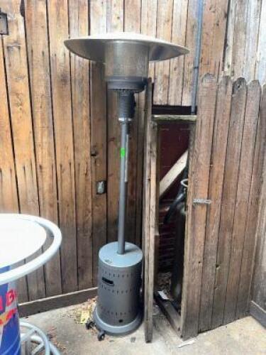 DESCRIPTION FIRE SENSE PATIO HEATER LOCATION TIKI BAR QTY 1