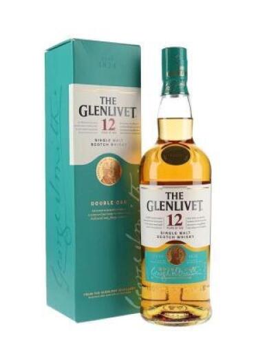 DESCRIPTION (1) BOTTLE OF THE GLENLIVET 12 SINGLE MALT WHISKEY LOCATION KITCHEN QTY 1