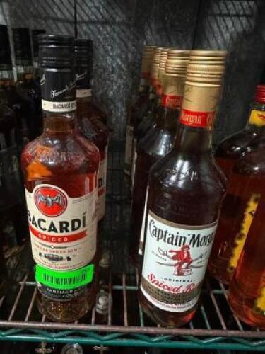 DESCRIPTION (8) ASSORTED BOTTLES OF RUM THIS LOT IS: SOLD BY THE PIECE LOCATION KITCHEN QTY 8