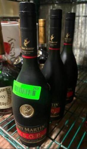 DESCRIPTION (3) BOTTLES OF REMY MARTIN COGNAC ADDITIONAL INFORMATION RETAILS FOR $45 PER THIS LOT IS: SOLD BY THE PIECE LOCATION KITCHEN QTY 3