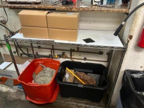 DESCRIPTION (2) 48" X 18" TWO TIER WIRE SHELVES. THIS LOT IS: SOLD BY THE PIECE LOCATION KITCHEN QTY 2