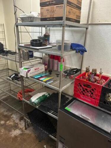 DESCRIPTION 24" X 12" FIVE TIER WIRE SHELF ADDITIONAL INFORMATION NO CONTENTS LOCATION KITCHEN QTY 1