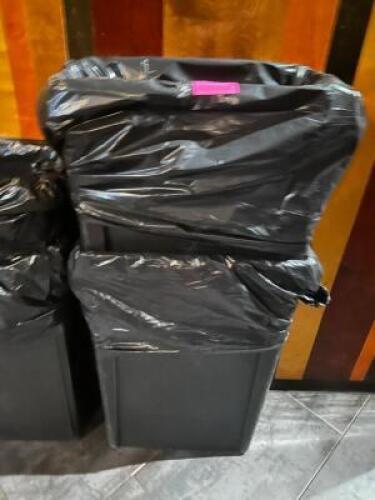 DESCRIPTION (2) 20 GALLON BAR SIDE TRASH CANS LOCATION KITCHEN QTY 2
