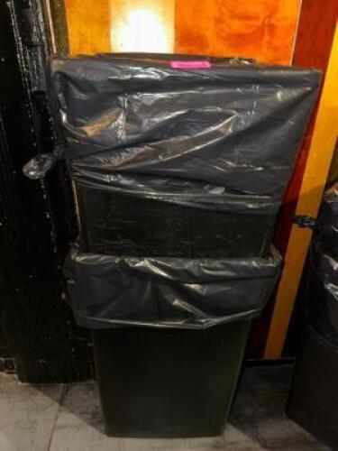 DESCRIPTION (2) 20 GALLON BAR SIDE TRASH CANS LOCATION KITCHEN QTY 2