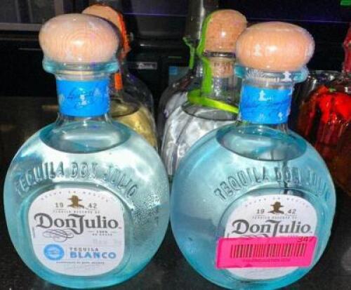 DESCRIPTION (6) ASSORTED BOTTLES OF PATRON TEQUILA THIS LOT IS: SOLD BY THE PIECE LOCATION BACK BAR QTY 6