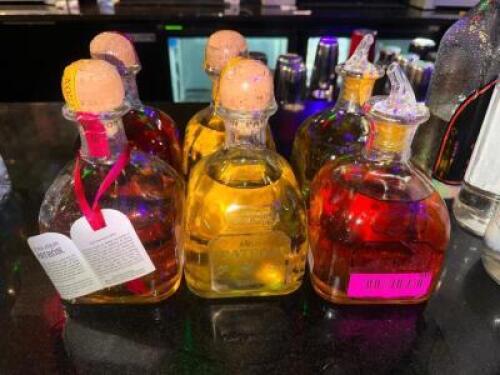 DESCRIPTION (4) ASSORTED BOTTLES OF PATRON TEQUILA ADDITIONAL INFORMATION PLUS (2) OPEN BOTTLE. THIS LOT IS: SOLD BY THE PIECE LOCATION BACK BAR QTY 4