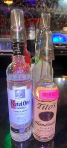 DESCRIPTION (6) ASSORTED "OPEN" BOTTLES THIS LOT IS: ONE MONEY LOCATION BACK BAR QTY 1
