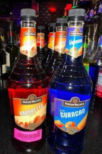 DESCRIPTION (7) ASSORTED BOTTLES OF MIXERS THIS LOT IS: ONE MONEY LOCATION BACK BAR QTY 1