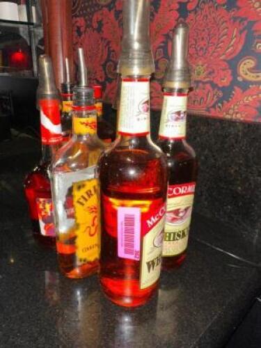 DESCRIPTION (6) ASSORTED "OPEN" BOTTLES THIS LOT IS: ONE MONEY LOCATION BACK BAR QTY 1