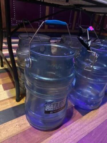 DESCRIPTION (3) SAN JAMAR ICE BUCKETS. THIS LOT IS: SOLD BY THE PIECE LOCATION BACK BAR QTY 3