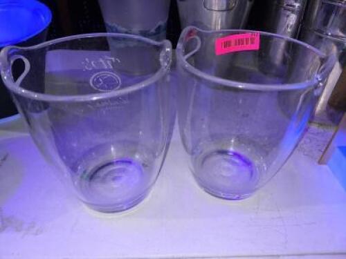 DESCRIPTION (2) TITOS PLASTIC BAR BUCKETS. THIS LOT IS: ONE MONEY LOCATION BACK BAR QTY 1