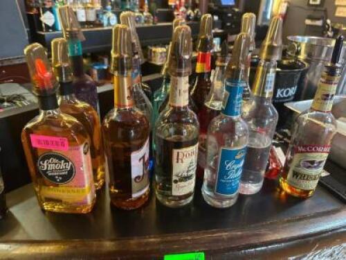 DESCRIPTION (1) LOT OF OPEN BOTTLES OF ALCOHOL. ADDITIONAL INFORMATION PUBLIC INSPECTION RECOMMENDED THIS LOT IS: ONE MONEY LOCATION MAIN BAR QTY 1
