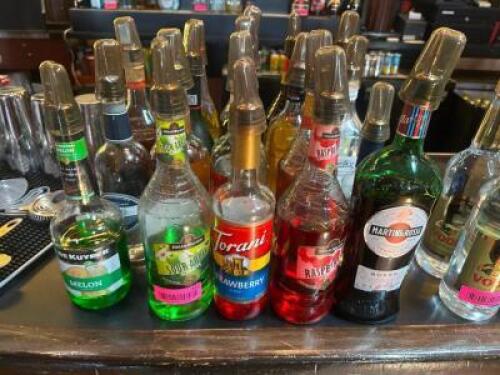 DESCRIPTION (1) LOT OF OPEN BOTTLES OF ALCOHOL. ADDITIONAL INFORMATION PUBLIC INSPECTION RECOMMENDED THIS LOT IS: ONE MONEY LOCATION MAIN BAR QTY 1
