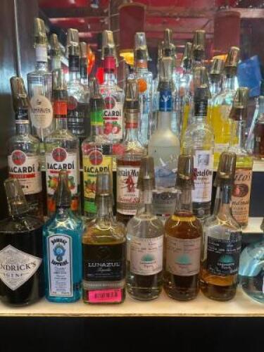 DESCRIPTION (1) LOT OF OPEN BOTTLES OF ALCOHOL. ADDITIONAL INFORMATION PUBLIC INSPECTION RECOMMENDED THIS LOT IS: ONE MONEY LOCATION MAIN BAR QTY 1