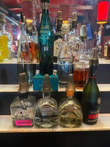 DESCRIPTION (1) LOT OF OPEN BOTTLES OF ALCOHOL. ADDITIONAL INFORMATION PUBLIC INSPECTION RECOMMENDED THIS LOT IS: ONE MONEY LOCATION MAIN BAR QTY 1
