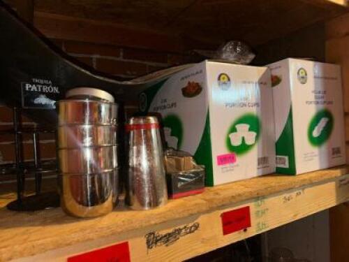 DESCRIPTION (1) LOT OF BAR SUPPLIES AND PAPER PRODUCT THIS LOT IS: ONE MONEY LOCATION WAREHOUSE QTY 1
