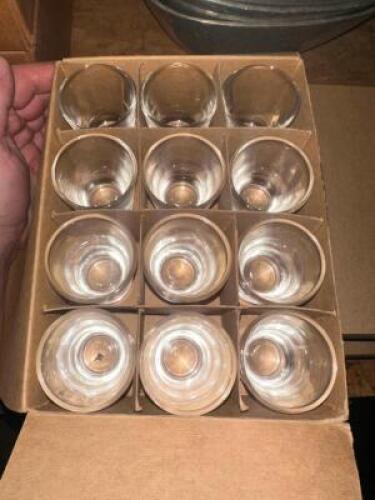 DESCRIPTION (5) CASES OF SHOT GLASSES ADDITIONAL INFORMATION 12 PER CASE. THIS LOT IS: SOLD BY THE PIECE LOCATION WAREHOUSE QTY 5