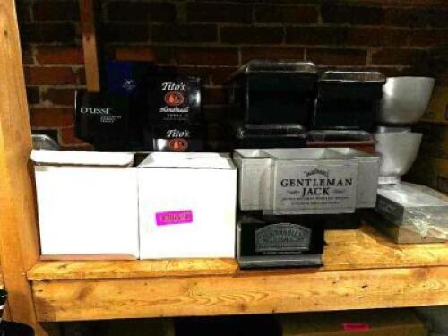 DESCRIPTION (1) LOT OF ASSORTED BAR SUPPLIES THIS LOT IS: ONE MONEY LOCATION WAREHOUSE QTY 1