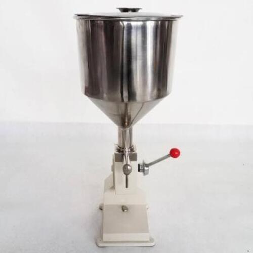 DESCRIPTION COSMETIC / CREAM / LOTION MANUAL LIQUID FILLING MACHINE ADDITIONAL INFORMATION RETAILS FOR $150 LOCATION WAREHOUSE QTY 1