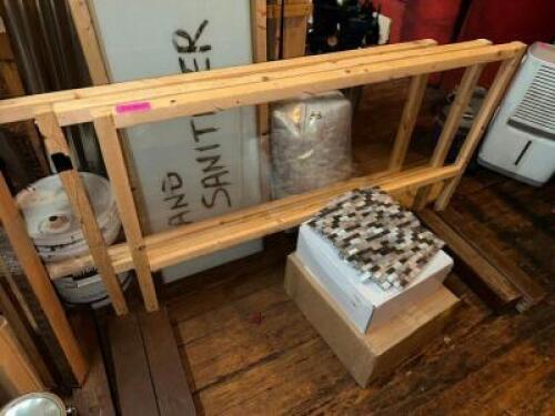 DESCRIPTION (3) COVID ERA PLEXI GLASS PARTITIONS, THIS LOT IS: ONE MONEY LOCATION WAREHOUSE QTY 1