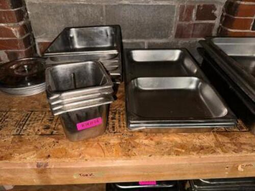 DESCRIPTION (7) ASSORTED STAINLESS INSERTS THIS LOT IS: ONE MONEY LOCATION WAREHOUSE QTY 1