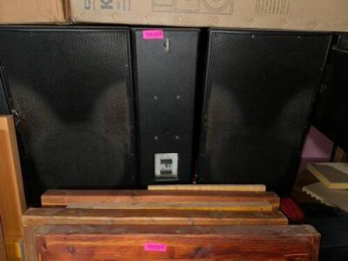 DESCRIPTION (3) 2 WAY LOUD SPEAKERS. ADDITIONAL INFORMATION UNTESTED. MAY BE ISSUE WITH SPEAKERS THIS LOT IS: SOLD BY THE PIECE LOCATION WAREHOUSE QTY