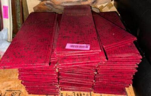 DESCRIPTION (1) LOT OF RED PEPPER LOUNGE MINI MENUS. THIS LOT IS: ONE MONEY LOCATION WAREHOUSE QTY 1