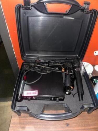 DESCRIPTION (3) MICROPHONES W/ RECEIVER. LOCATION MAIN BAR QTY 1