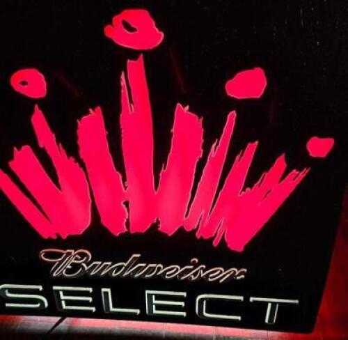 DESCRIPTION BUDWEISER SELECT LED BAR SIGN LOCATION MAIN BAR QTY 1