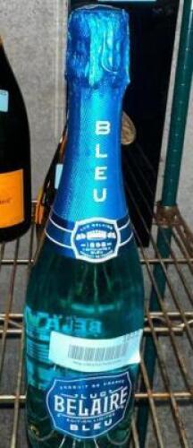 DESCRIPTION (1) BOTTLE OF BELAIRE BLEU CHAMPAGNE LOCATION KITCHEN QTY 1