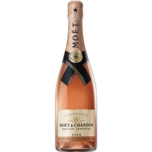 DESCRIPTION (5) 750 ML BOTTLES OF MOET NECTAR IMPERIAL ROSE ADDITIONAL INFORMATION RETAILS FOR $50 PER BOTTLE THIS LOT IS: SOLD BY THE PIECE LOCATION