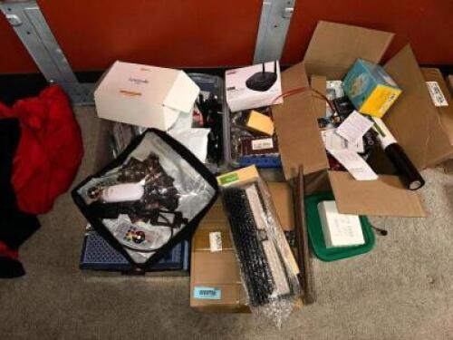 DESCRIPTION (1) LOT OF MISC LIGHT BULBS AND HARDWARE, LOCATION OFFICE QTY 1